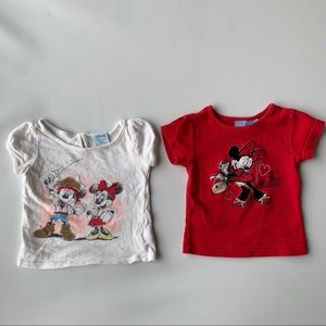 Disney girl shirts 12M